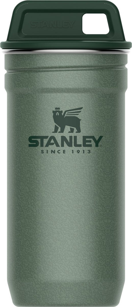 Conjunto de copos de shot de aventura Stanley 0,59ml - copos de shot sem BPA - copos de shot de aço inoxidável - fáceis de empilhar e armazenar - laváveis na máquina de lavar louça - verde martelo