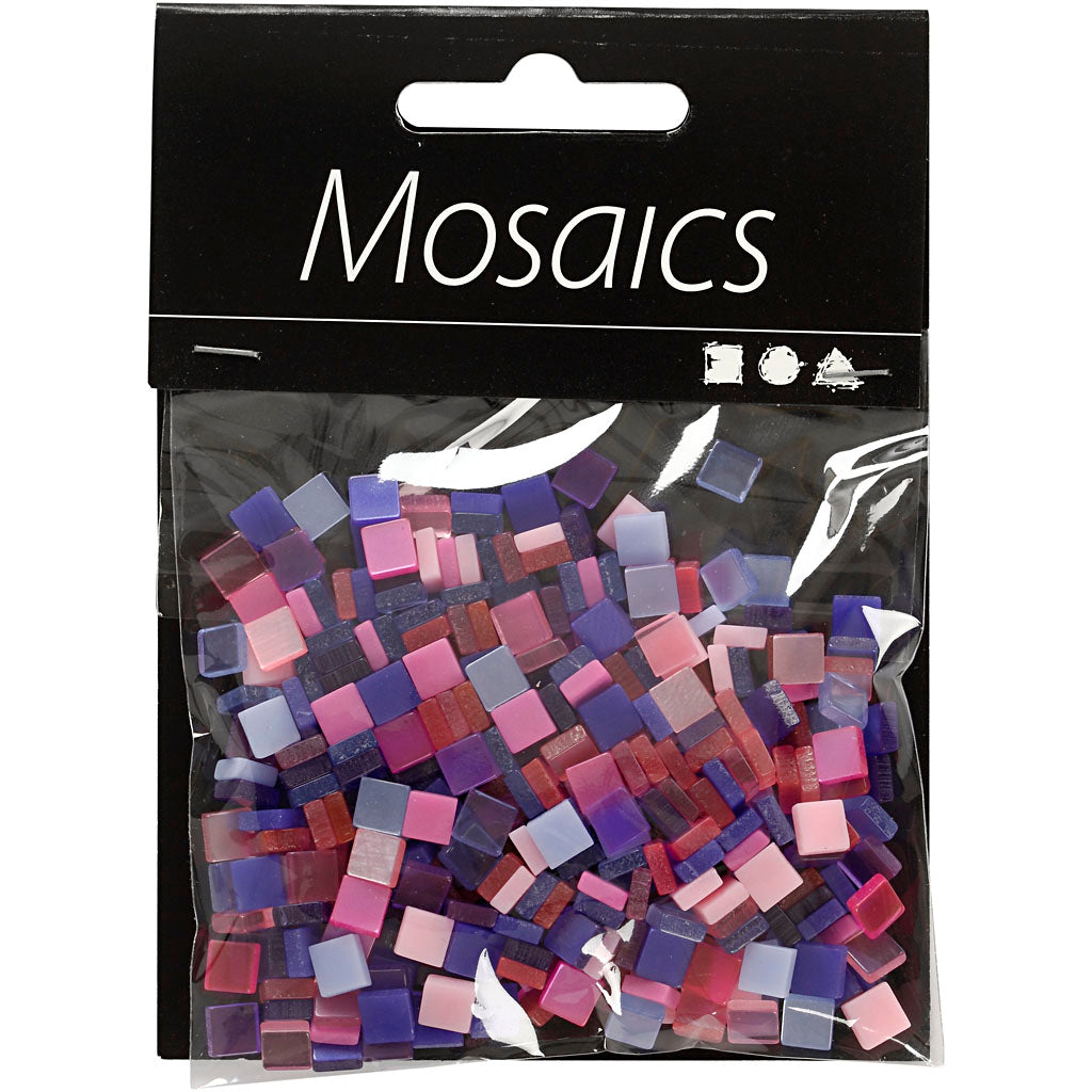 Creativ Company Mini Mosaic Purple 10x10mm, 25 grams