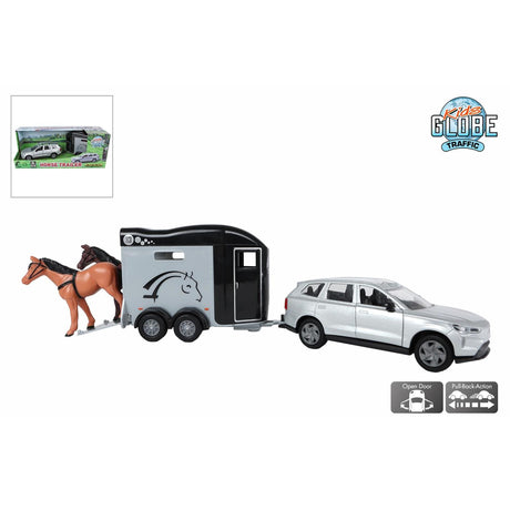 Kinderglobus Volvo Ex90 mit Anhänger 28cm