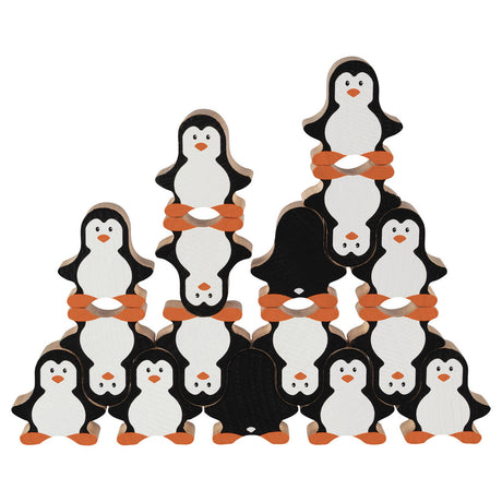 Goki Holz-Stapelspiel Pinguin