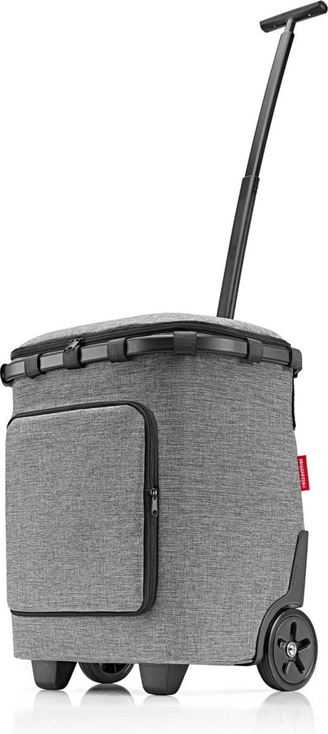 Reisenthel carry cruiser plus shopping trolley - 43 + 3 l - twist silver gray