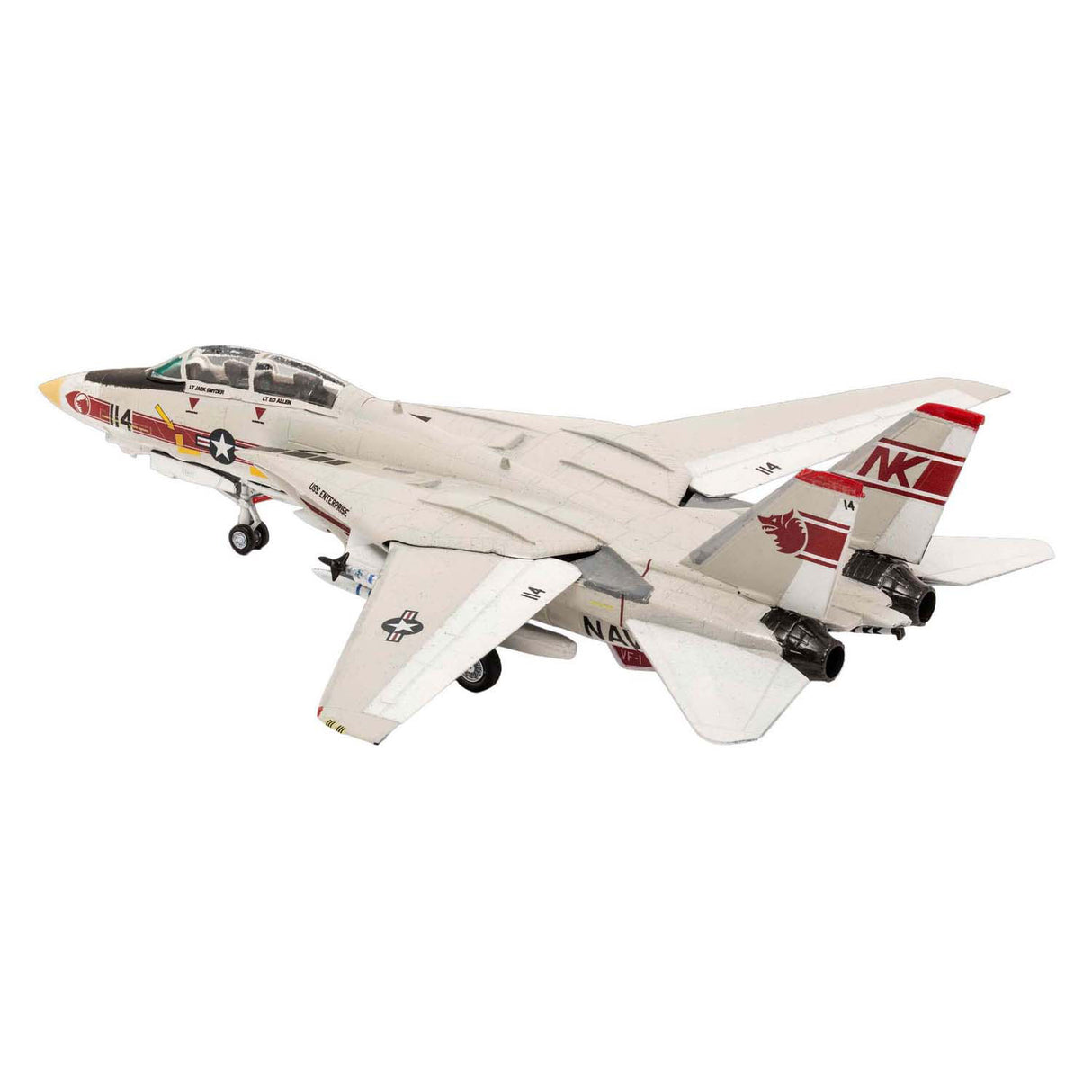 Revell model kit aircraft - 03782 grumman f-14a tomcat - fighter jet plastic - 1:144 - model making