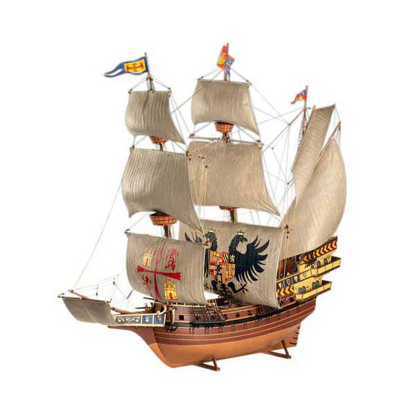 Revell Model Kit - Spanish Galleon 1:96 - 306 parts.