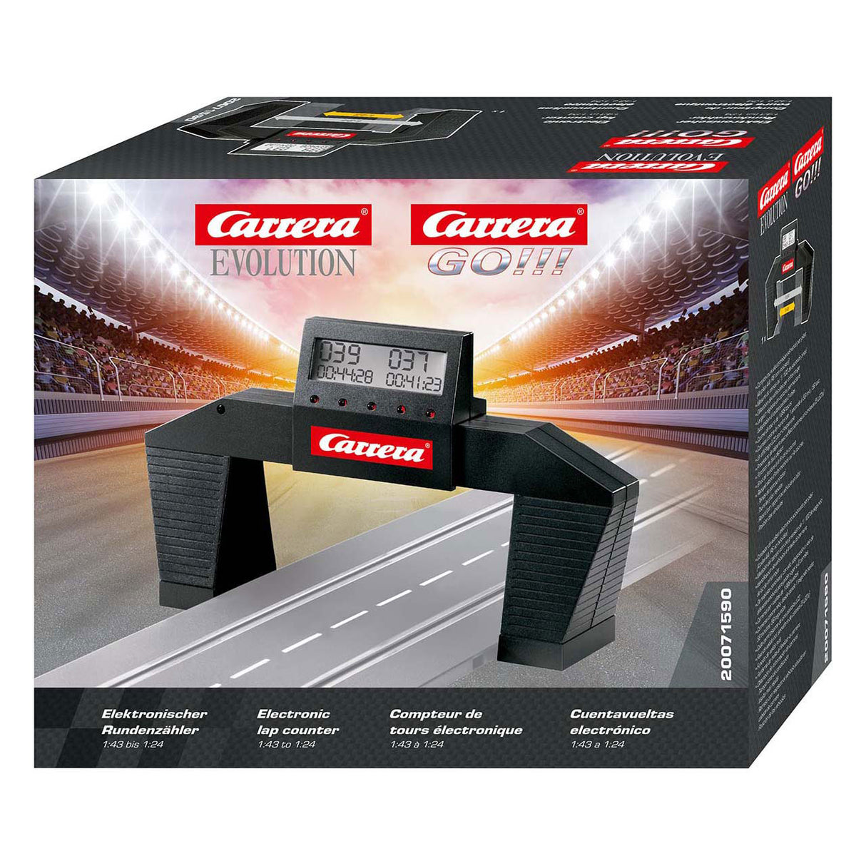 Carrera Course Streck Deel - elektronesch Ronn Konter
