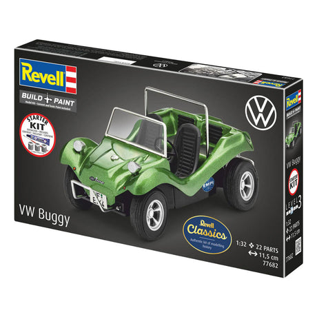 Revell model kit starter kit vw buggy 1:32 - 22 parts.