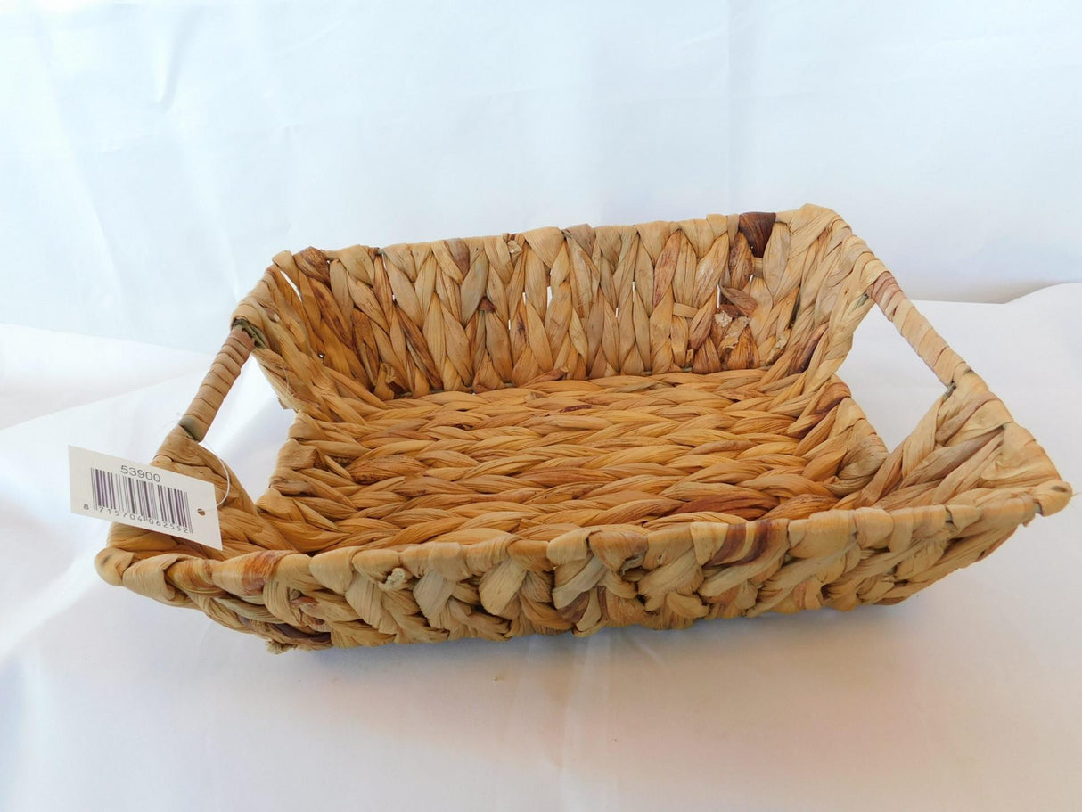 Baskin mand hyacint rechthoek 29x22x8cm
