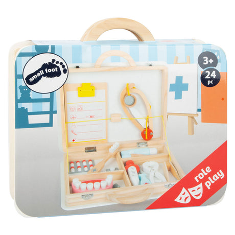 Small foot - wooden doctor and dentist 2-in-1 set in a case