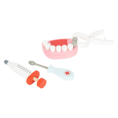 Small foot - wooden doctor and dentist 2-in-1 set in a case