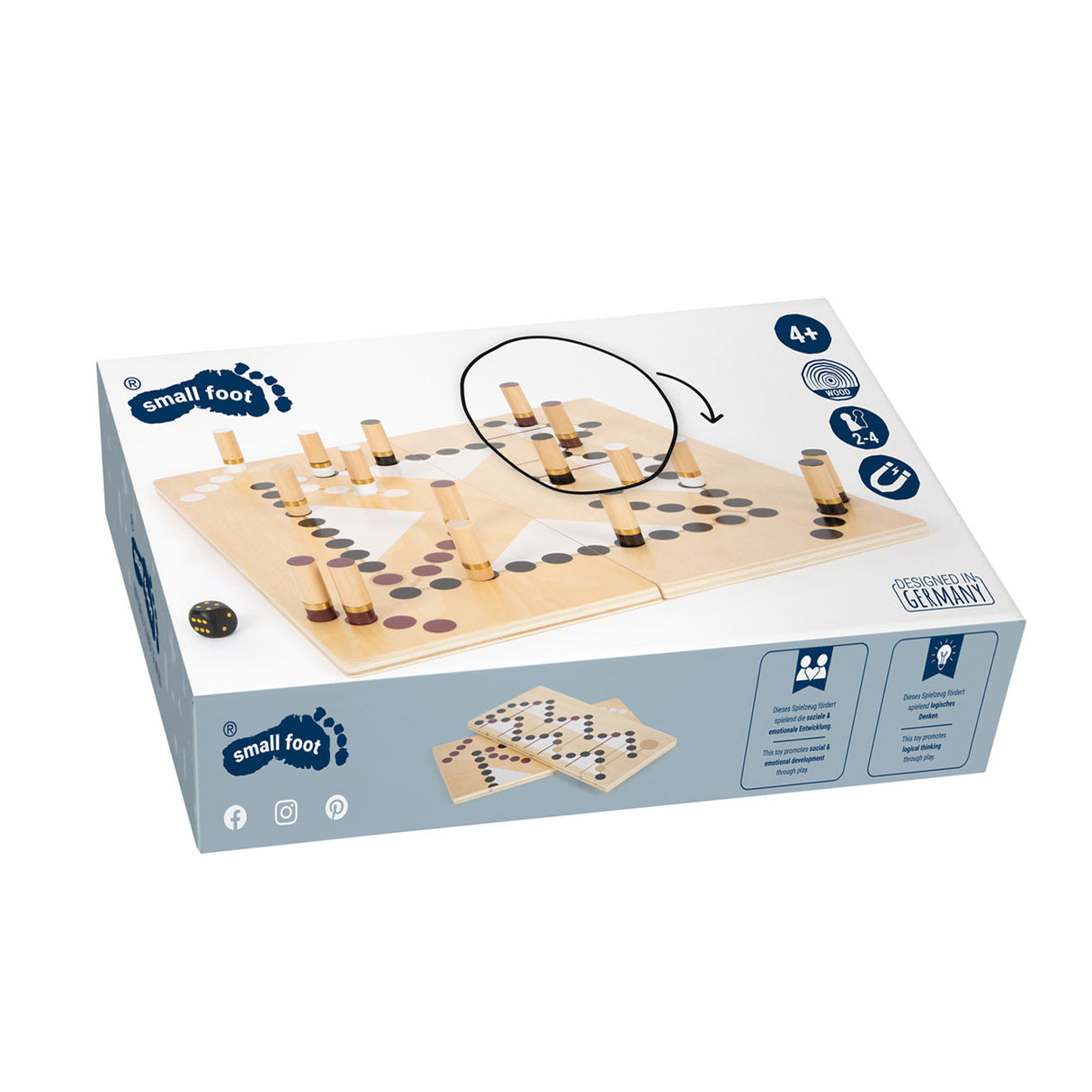 Small foot - Snakes and Ladders board game golden edition