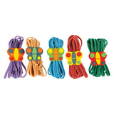 Small foot - butterfly color elastic, set of 5