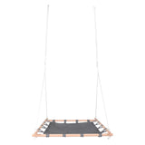 Small foot - nest swing with wooden frame, 100x100cm