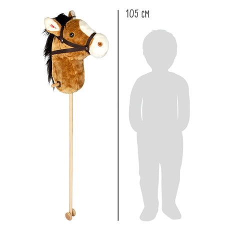Small Foot - Wooden hobby horse Nico, 88cm