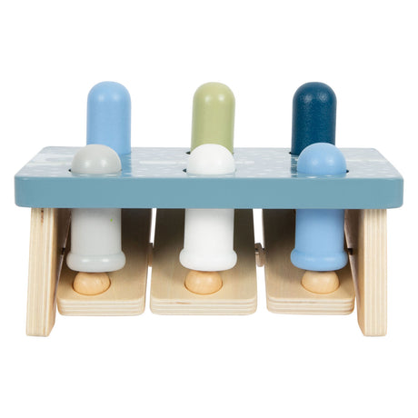 Small foot - wooden hammer bench arctic, 2 pcs.
