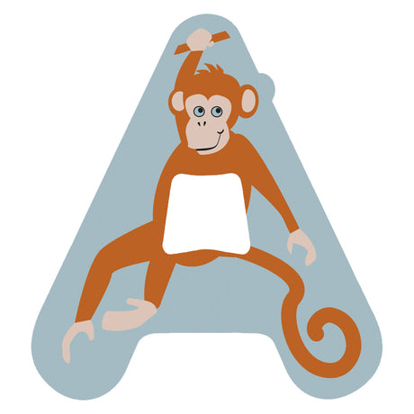 Small foot - wooden animal children's letter - a