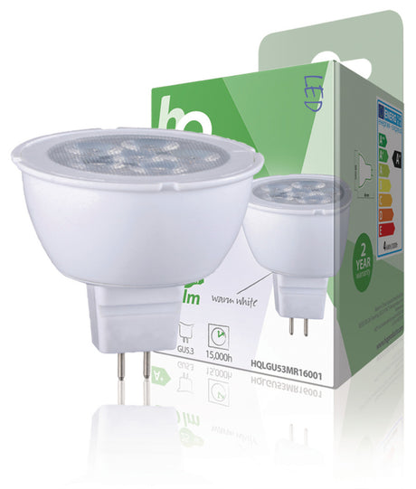 HQ lgu53 mr16001 led lamp mr16 gu5.3 4w 250 lm 2 700 k