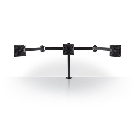 Nedis ergotmm100bk ergonomický držák monitoru, tři ramena monitoru, otočný a sklopný, černý