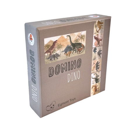 Domino cardboard, dinosaur. fsc cardboard. 3+