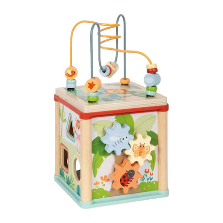 Klenge Fouss - hëlzent Motor Kompetenzen Cube fsc jungle Frënn