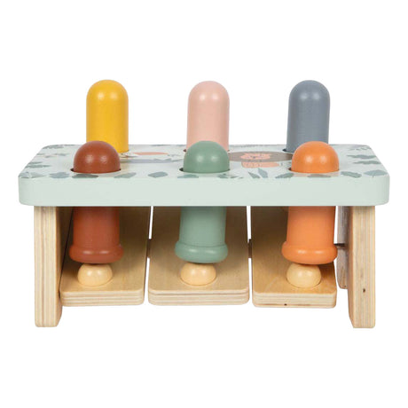 Small foot - wooden hammer bench game safari fsc