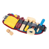 Outil en bois petit pied avec sangle