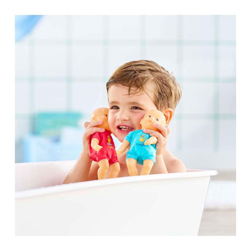 Corolle Babypuppen-Badespielzeug rosa 20 cm – Mini-Badepuppe für Wasserspaß.