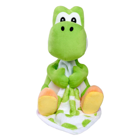 Simba my Mario Yoshi Plüsch Kuscheleg mat Decken - 23cm