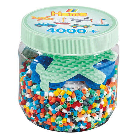Hama midi lyginamas karoliukų rinkinys puodelyje, 4000 vnt.