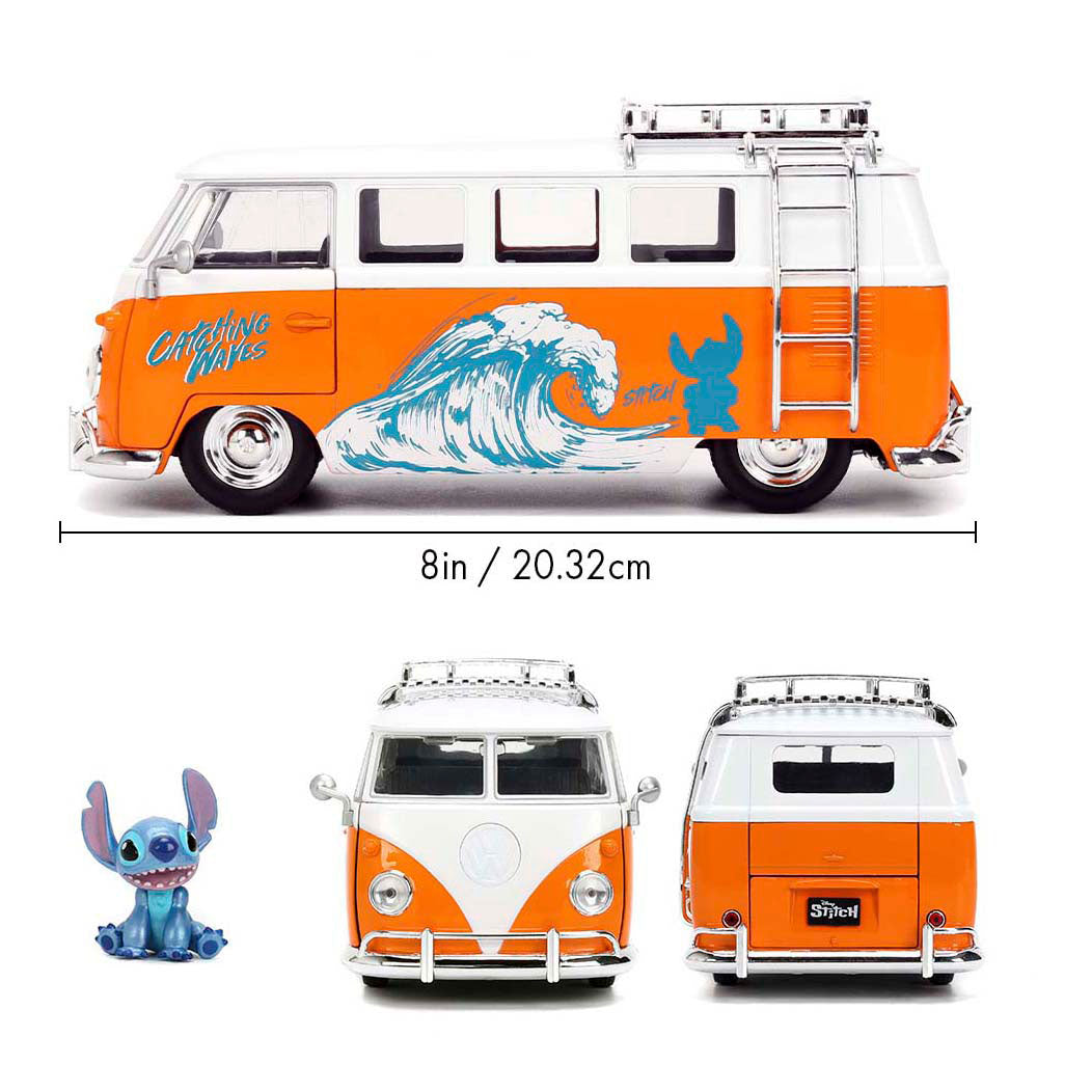 Zabawki Jada - ścieg 1961 vw bus 1:24 - 9336340314r01