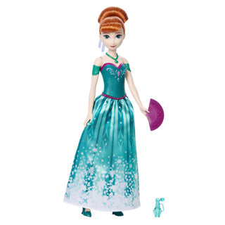 Frozen doll spin and reveal anna