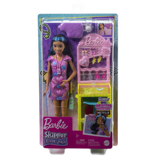 Barbie skipper first jobs ear piercing - doll