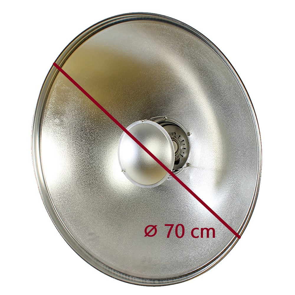 Studioking silver beauty dish sk-bd420 42 cm with honeycomb