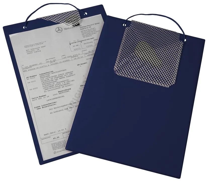 Eichner delovna torba plus mapa za naročila modra din a 4 standard