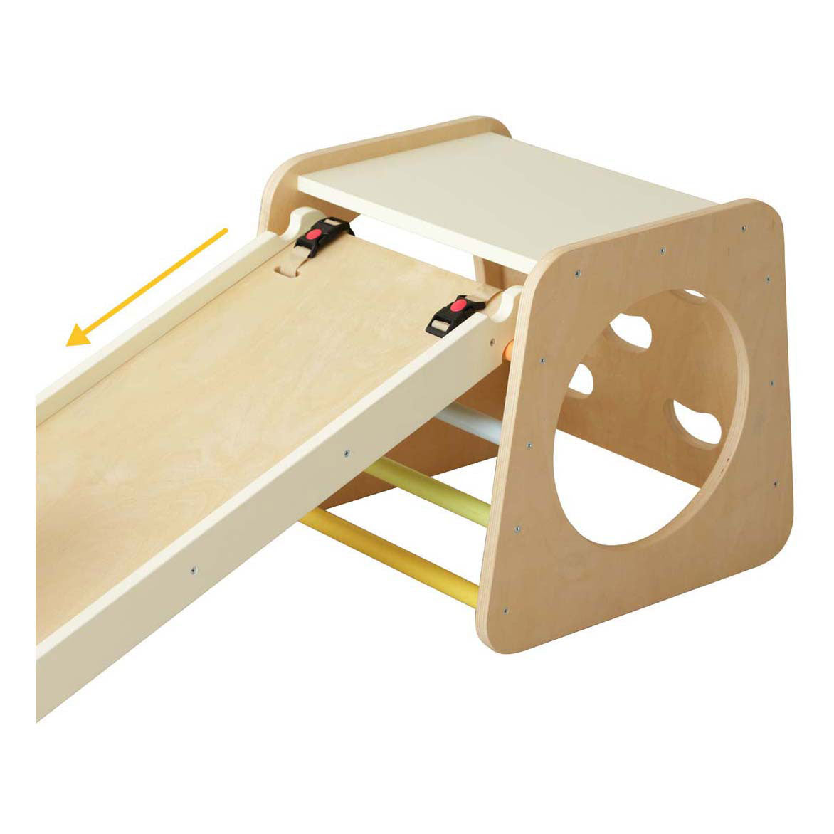 Classic world wooden climbing set foldable - 5-in-1