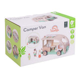 Classic World wooden camper with accessories - 9 pcs.
