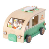 Classic World wooden camper with accessories - 9 pcs.