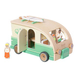Classic World wooden camper with accessories - 9 pcs.