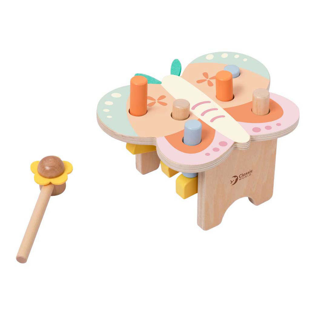 Classic World wooden hammer bench butterfly