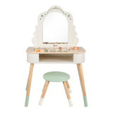 Classic world wooden dressing table with stool - including accessories