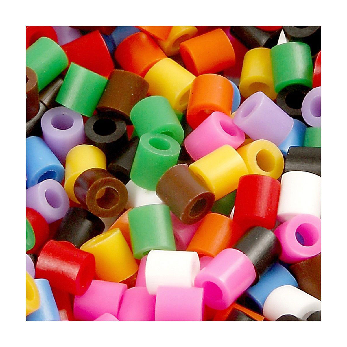 Creativ company https: www.ccobby.nl perles thermocollantes-taille-5x5-mm-taille du trou-2-5-mm-medium-standard-colours-1100-piece-1-box