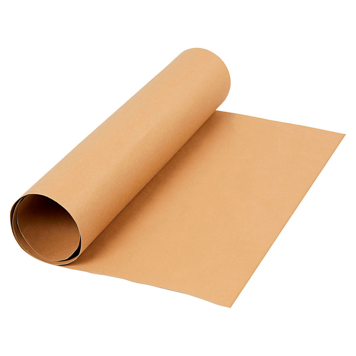 Creativ Company faux leather paper light brown, 1 meter.