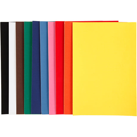 Podjetje Creativ https: www.cchobby.nl velur-papir-a4-list-210x297-mm-140-gr-diverse-colours-10-vel-1-doos