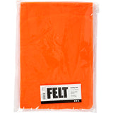 Creativ Company Hobby Filz Orange A4, 10 Blatt