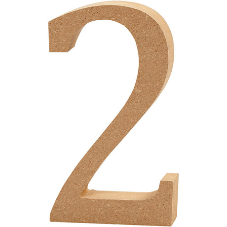 Creativ Company Numer 2 MDF 8 cm, 1st.