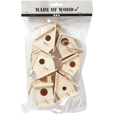 Creativ kompanija https: www.cchobby.nl birdhouse-h-7-cm-6-piece-1-box