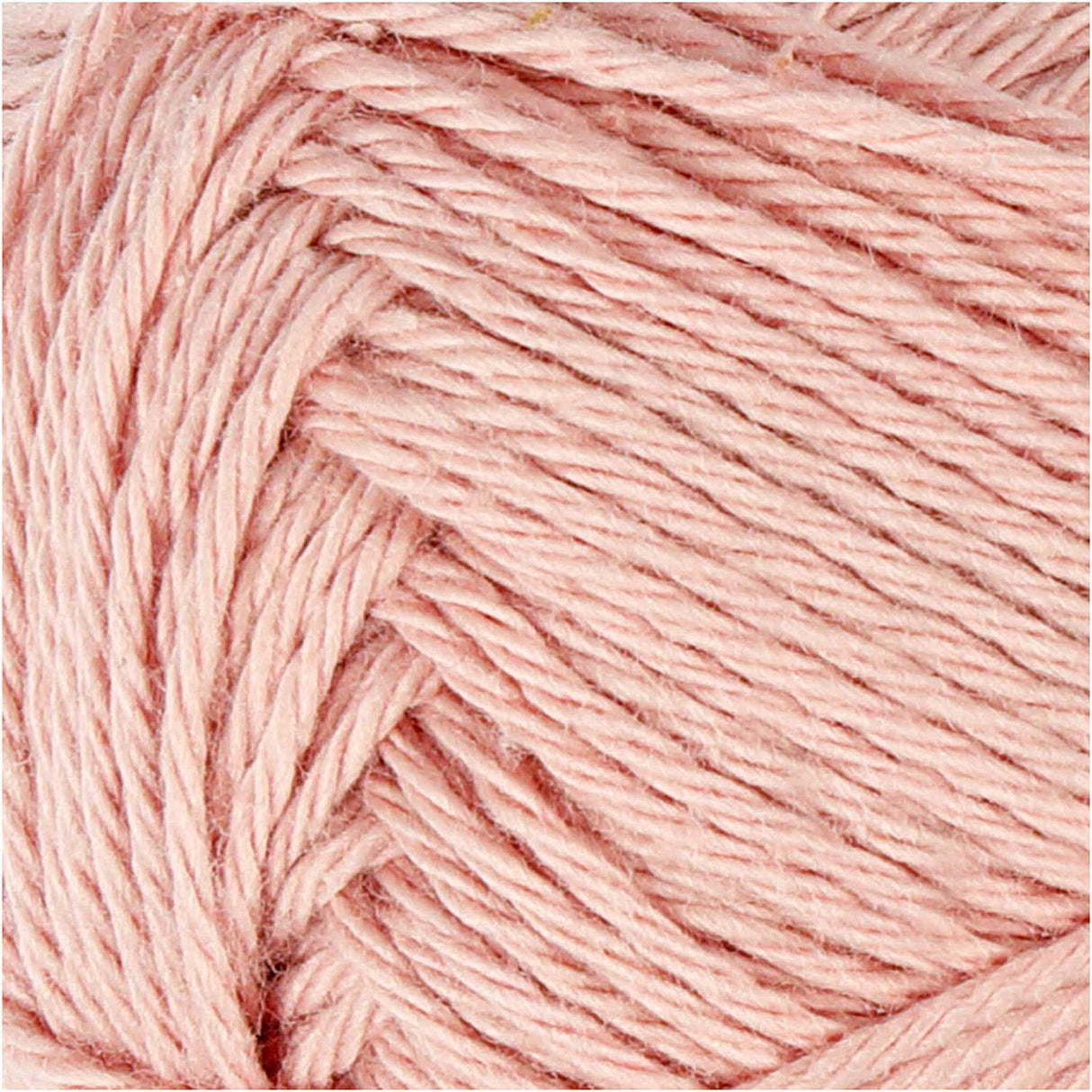 Creativ company bomullsgarn, beige, 50gr, 170m