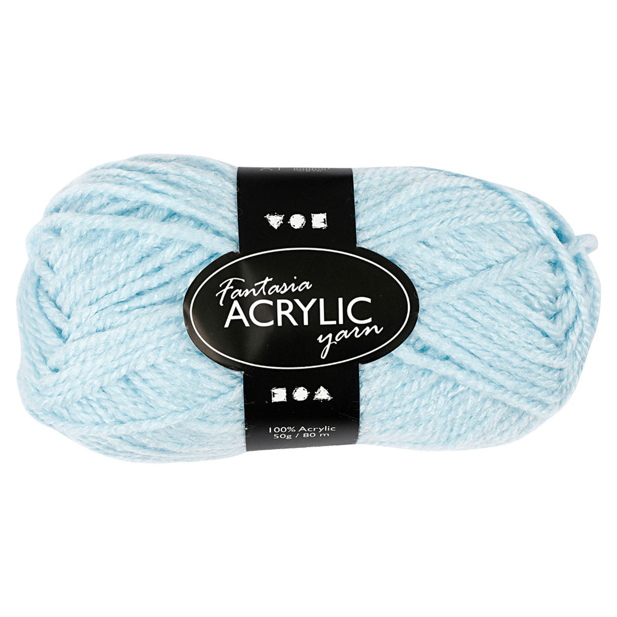Akrylová příze Creativ company, světle modrá, 50gr, 80m