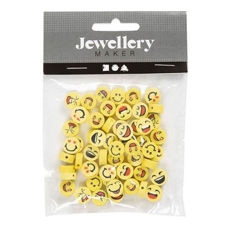 Creativ kompanija https: www.cchobby.nl figure-beads-emoji-d-10-mm-hole-size-1-5-mm-60-piece-1-box