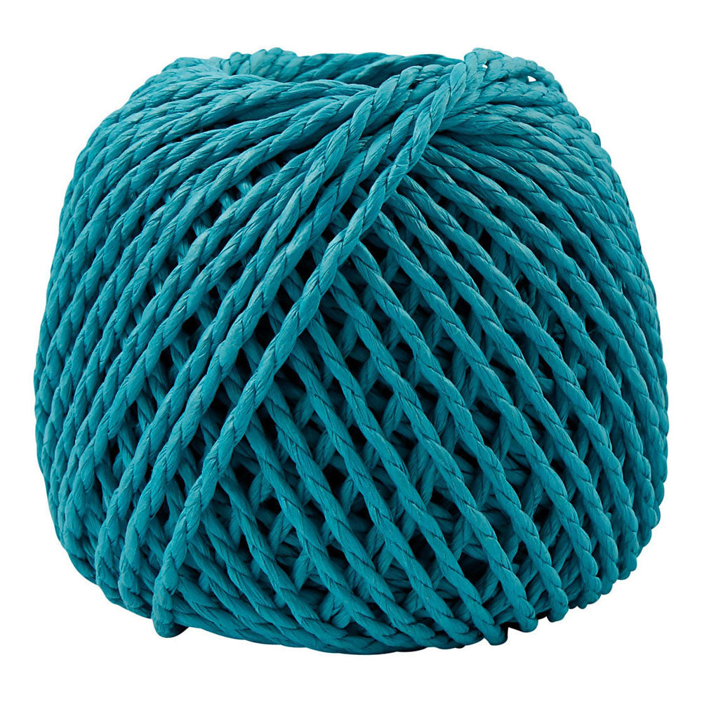 Creativ Company paper yarn turquoise, 40m