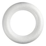 Creativ Company Styropor Ring White med flat rygg, 35 cm