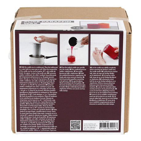 Creativ company čistý parafínový vosk, 1kg
